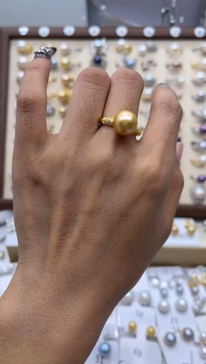 【闪购商品】淡水珍珠戒指合金106