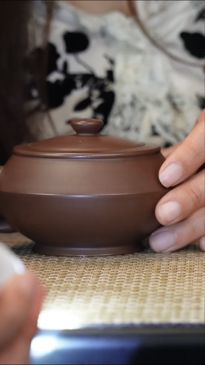 紫砂茶壶紫泥汉云260cc