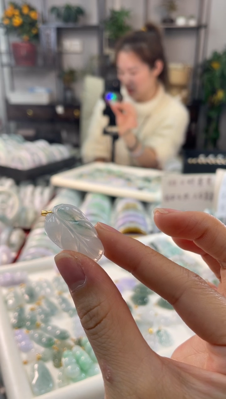 【闪购商品】翡翠吊坠(赠链)18K金镶嵌多样性发货 发一件