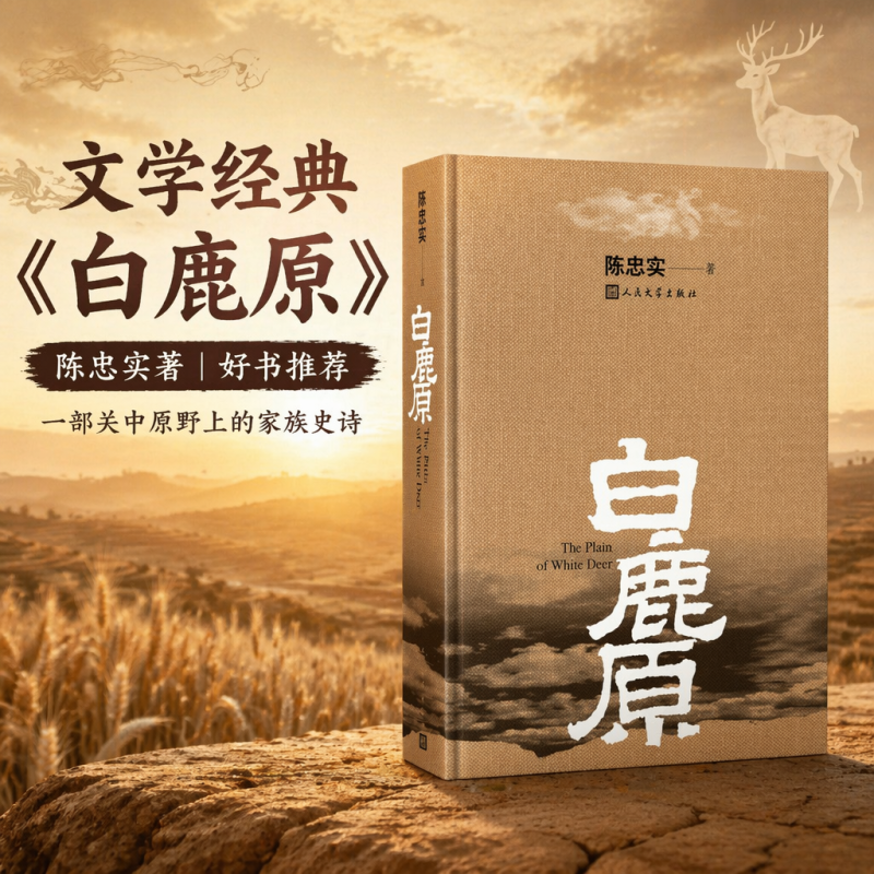 好书推荐 白鹿原精装版陈忠实著九三年至今长销不衰情节神秘