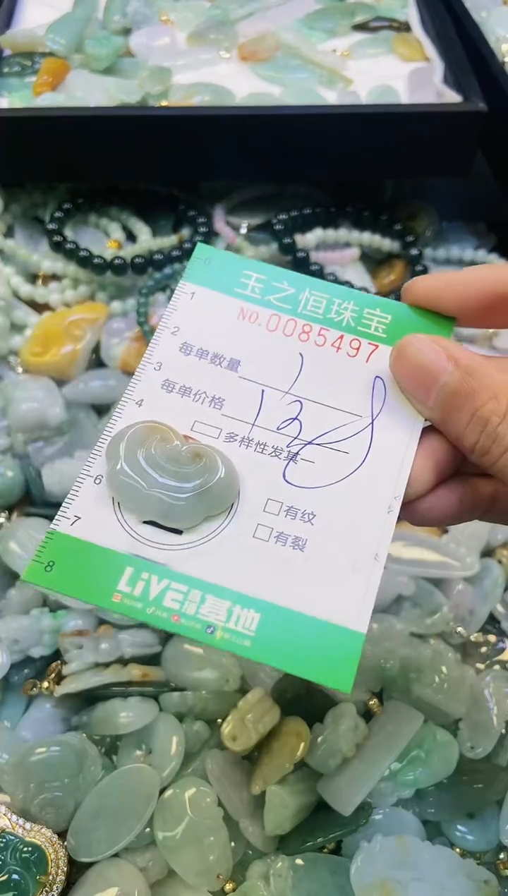 翡翠未镶嵌颈饰闪购0085497