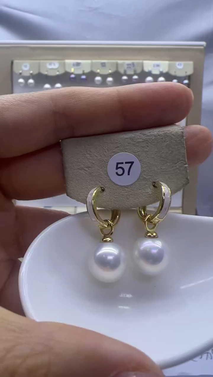 【闪购商品】淡水珍珠耳饰未镶嵌57