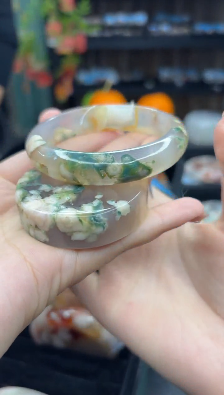 【闪购商品】石英质玉手镯未镶嵌204（55圈赠送镯心）