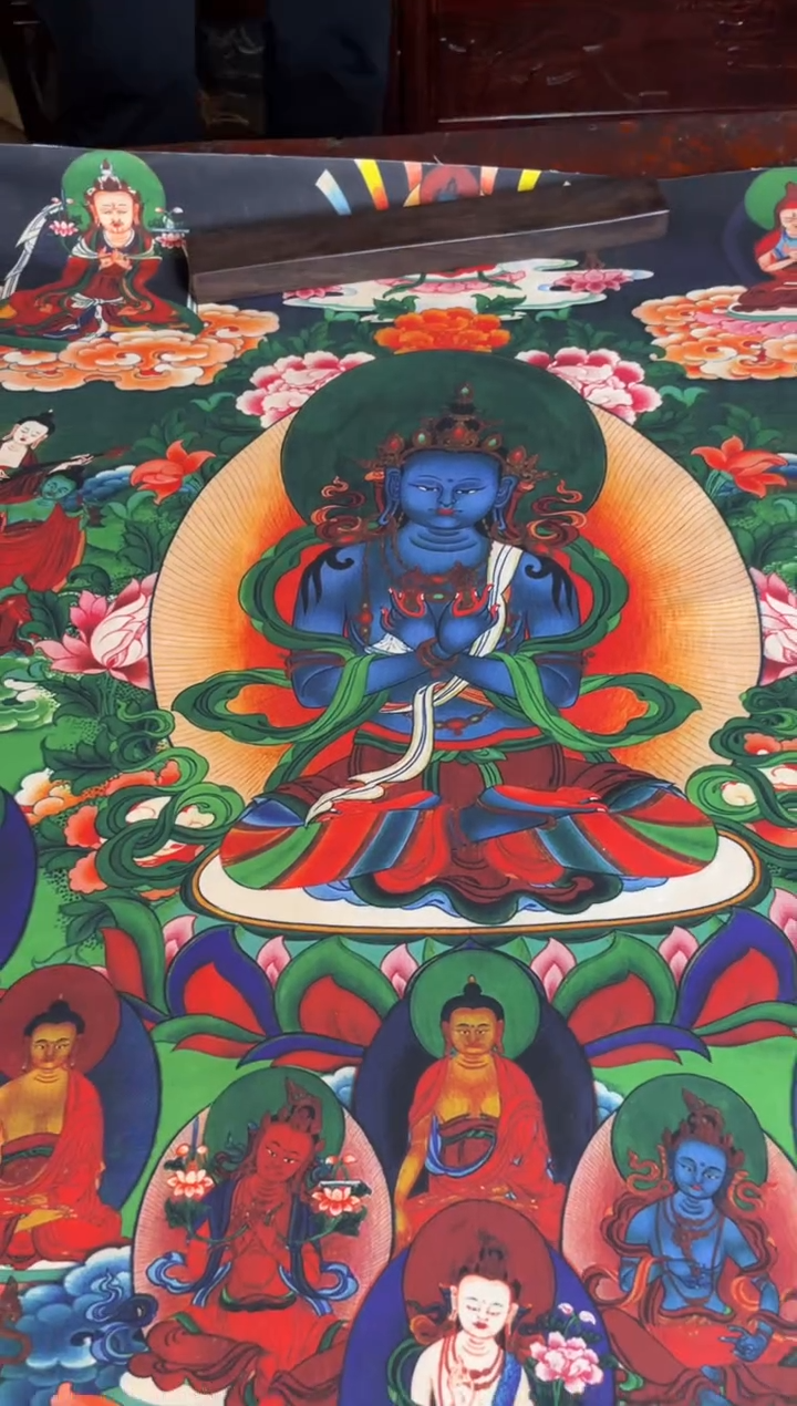 卷轴画手绘唐卡017