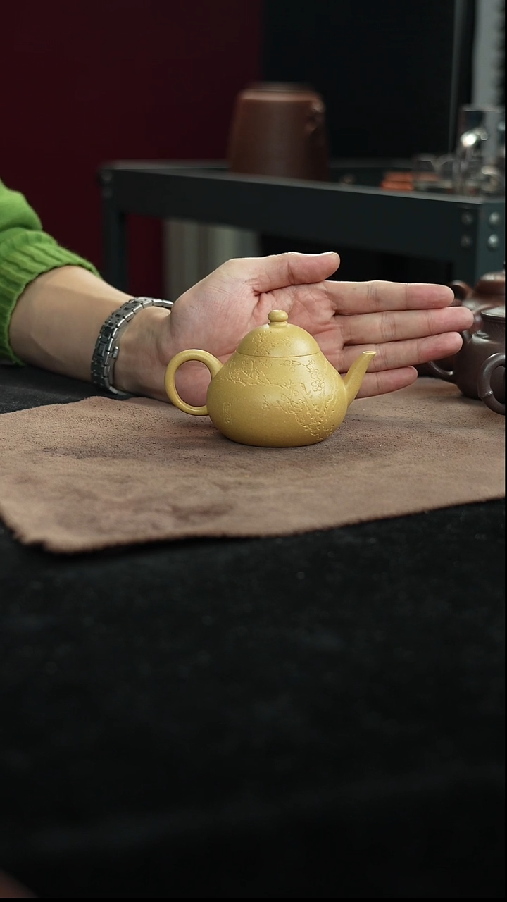 茶壶紫砂实力派本绿梨形