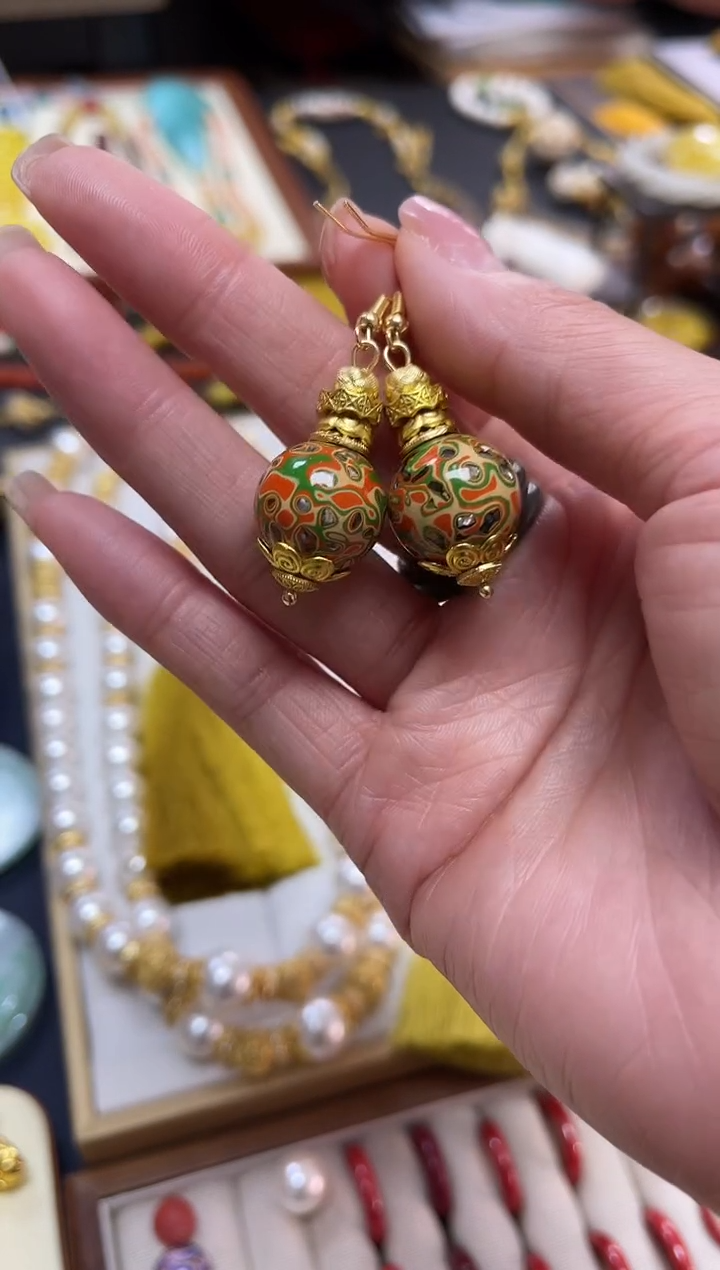 心**念，福建大漆耳钩