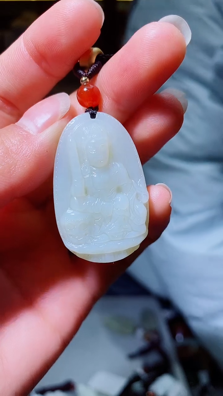 和田玉未镶嵌挂件1