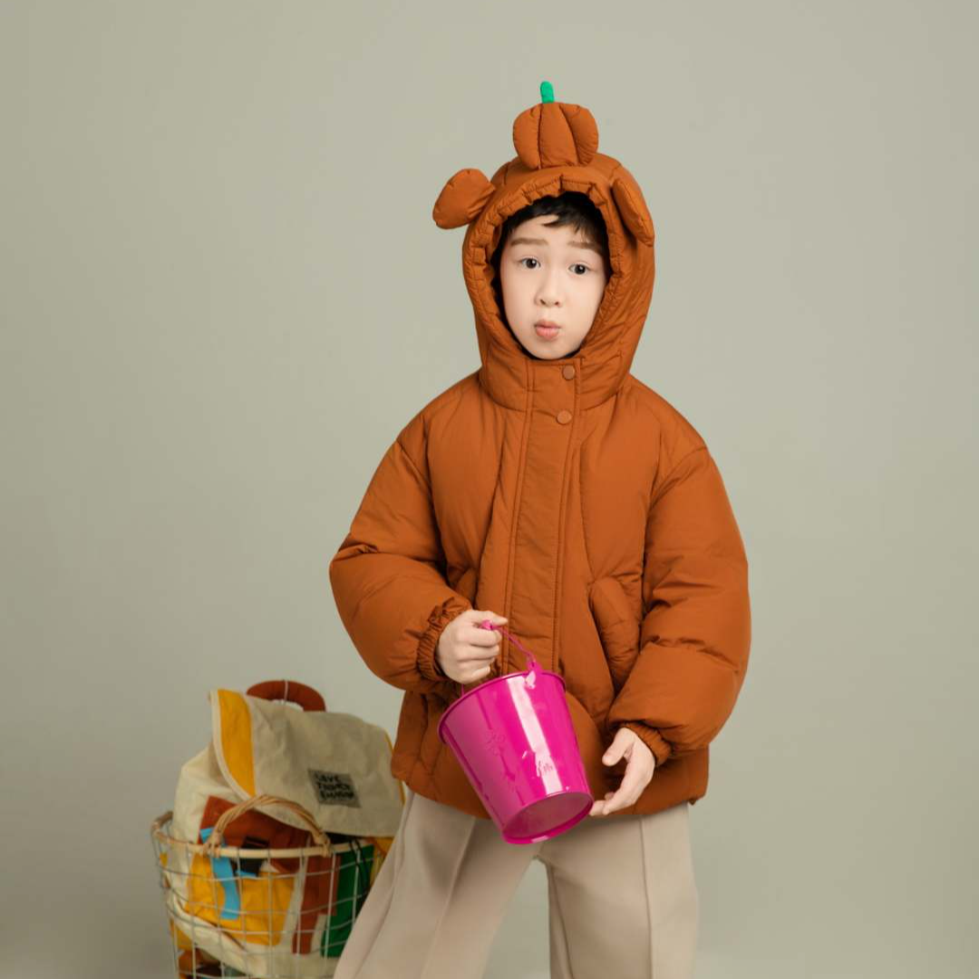 【俏皮南瓜】反季羽绒活动卡通韩版可爱90白鸭绒安心绒三防羽绒服