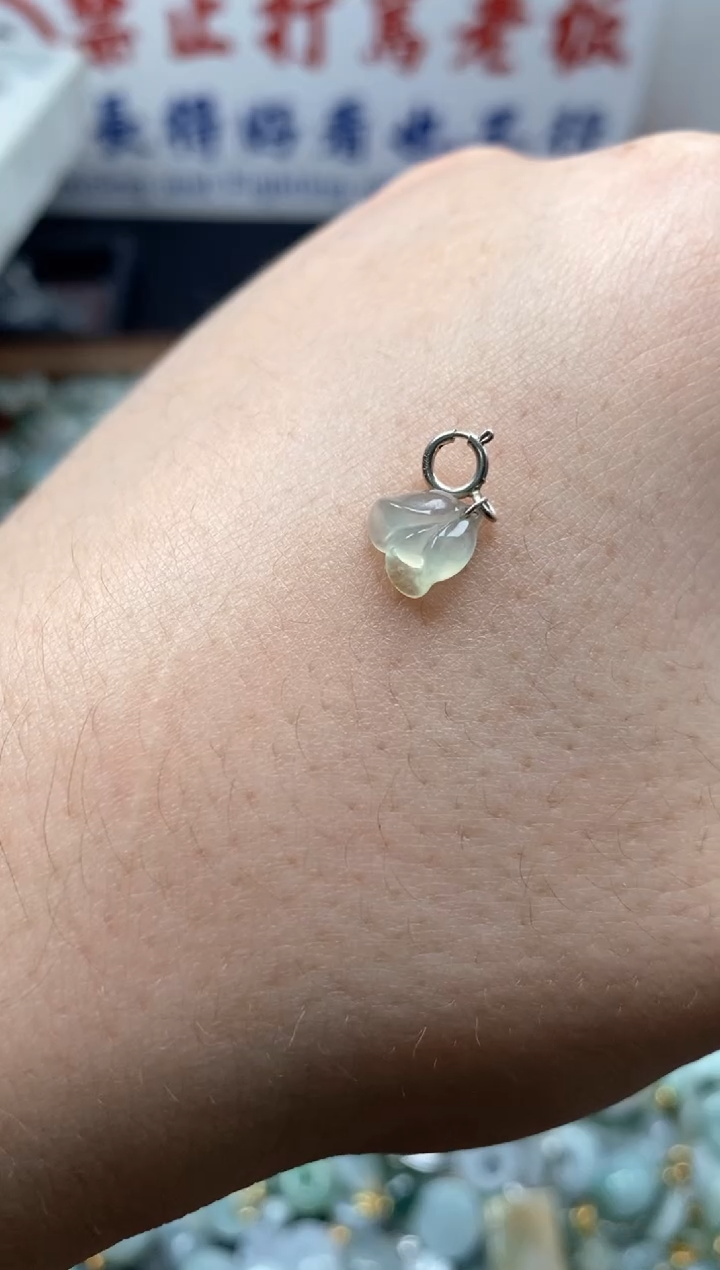 【闪购商品】翡翠颈饰未镶嵌花火