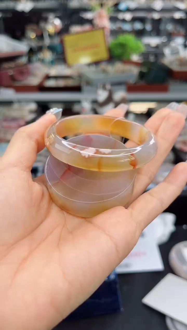 【闪购商品】石英质玉手镯未镶嵌53圈口（赠品镯心）6039478