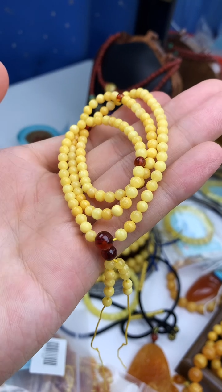 裸石蜜蜡未镶嵌链子4