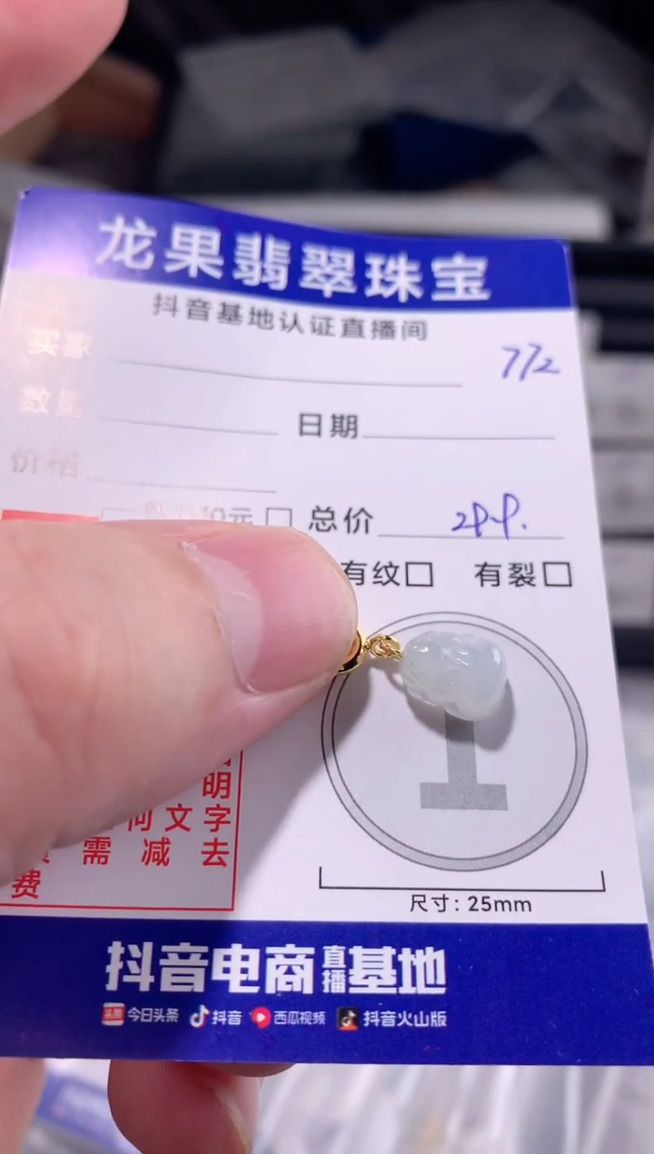 颈饰未镶嵌翡翠貔貅772