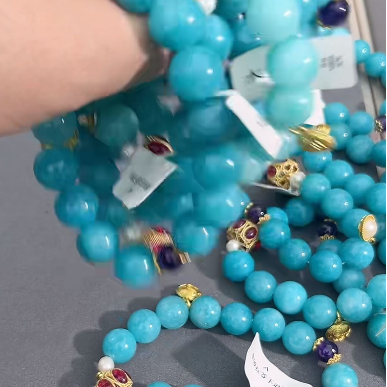 DIY天河石手链气质简约款X16