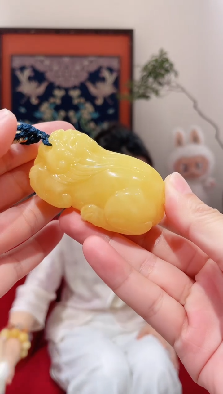 蜜蜡颈饰未镶嵌蜜蜡