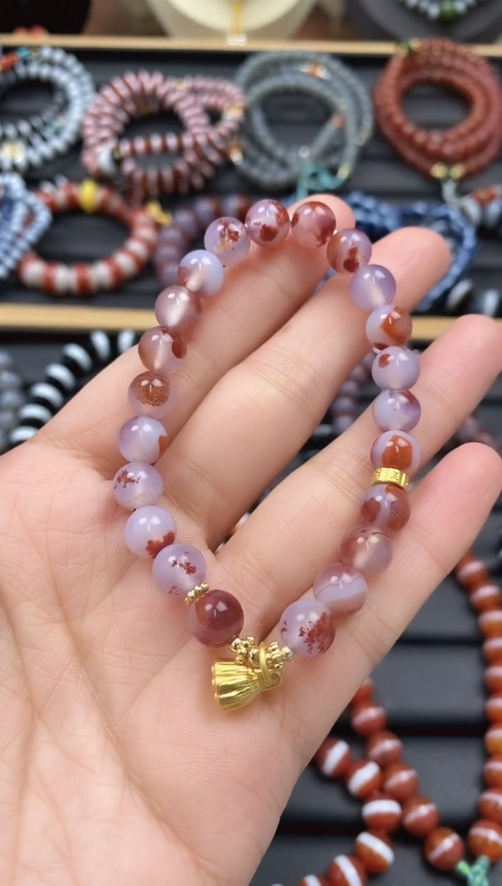 【闪购商品】玛瑙/玉髓手串未镶嵌手串