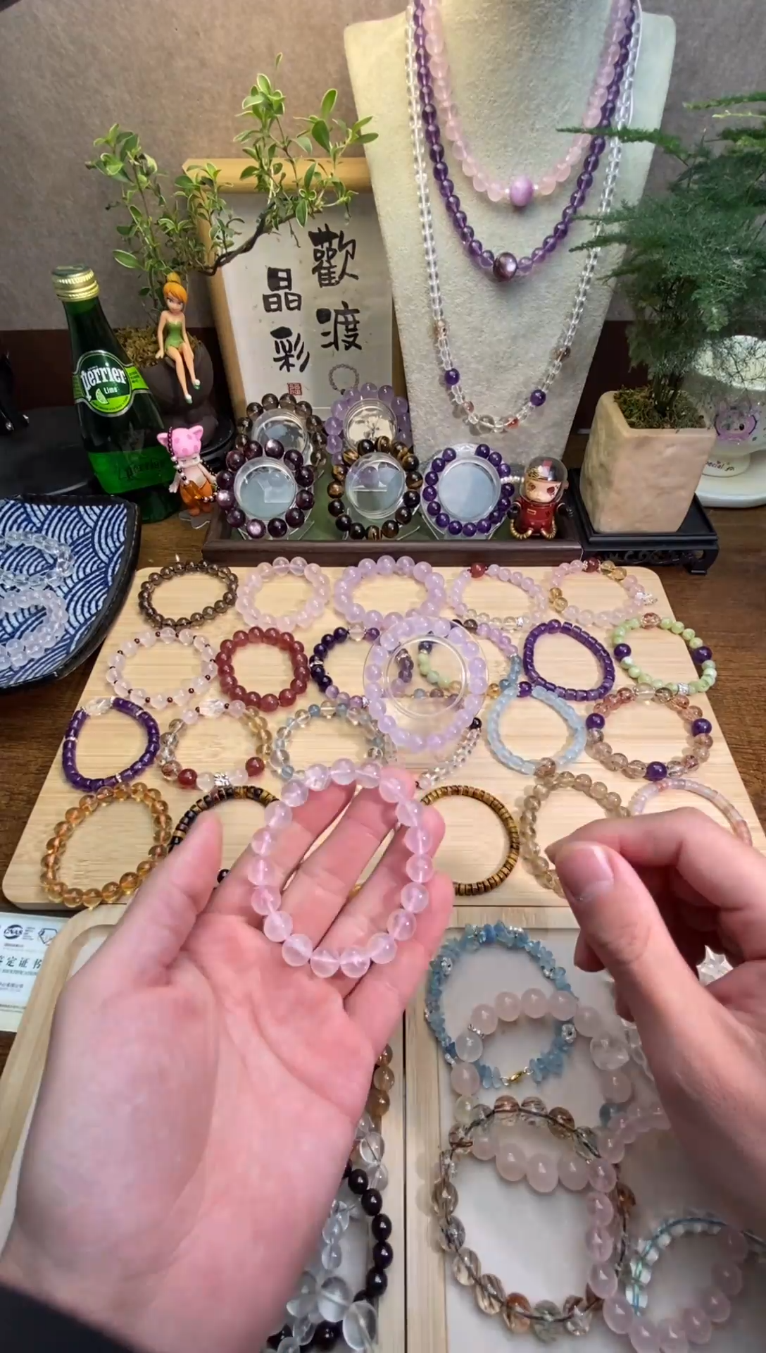 未镶嵌手串水晶玻利维亚紫水晶单圈10MM