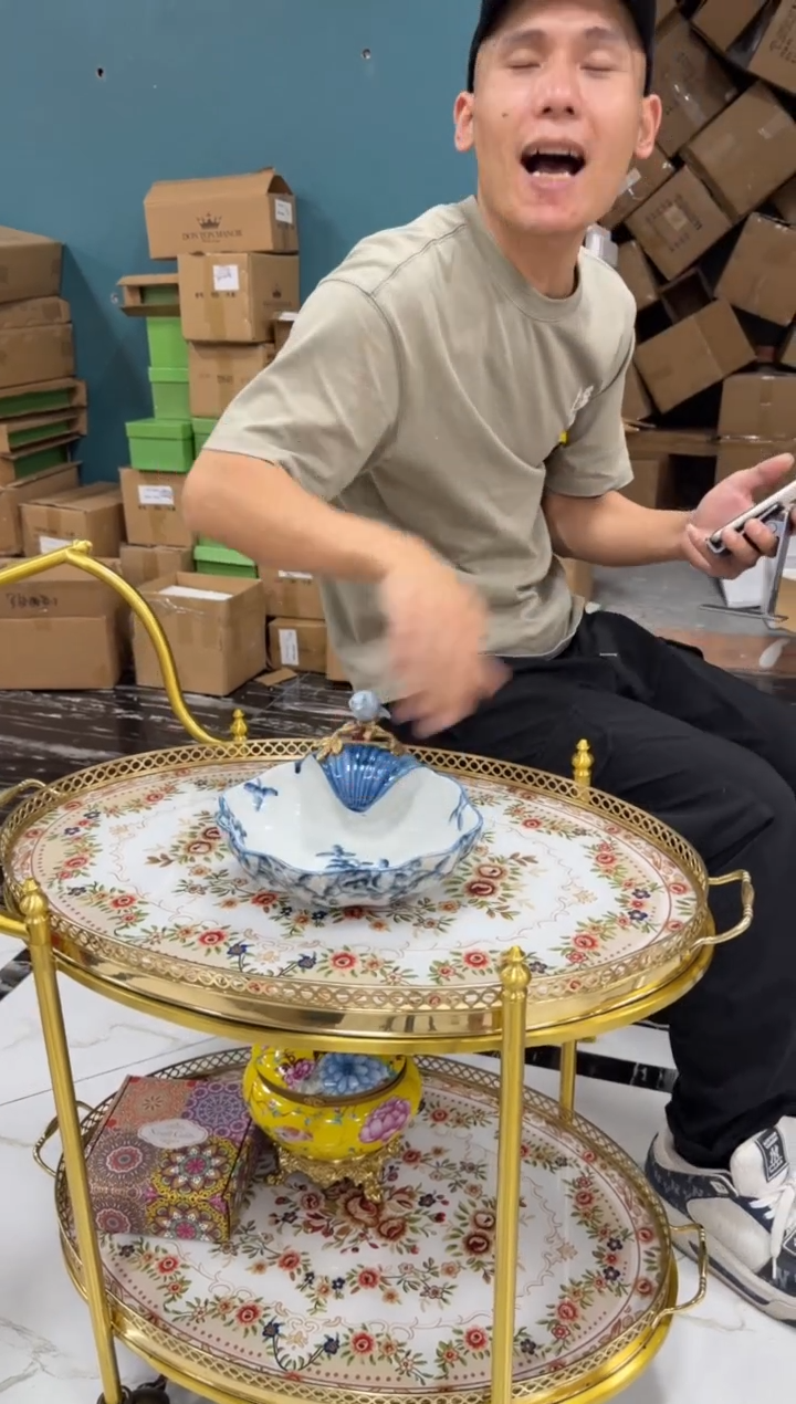 黄铜黛姿家居装饰品摆件  