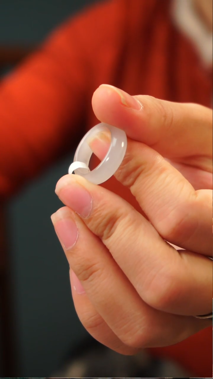 未镶嵌戒圈和田玉A010  16号