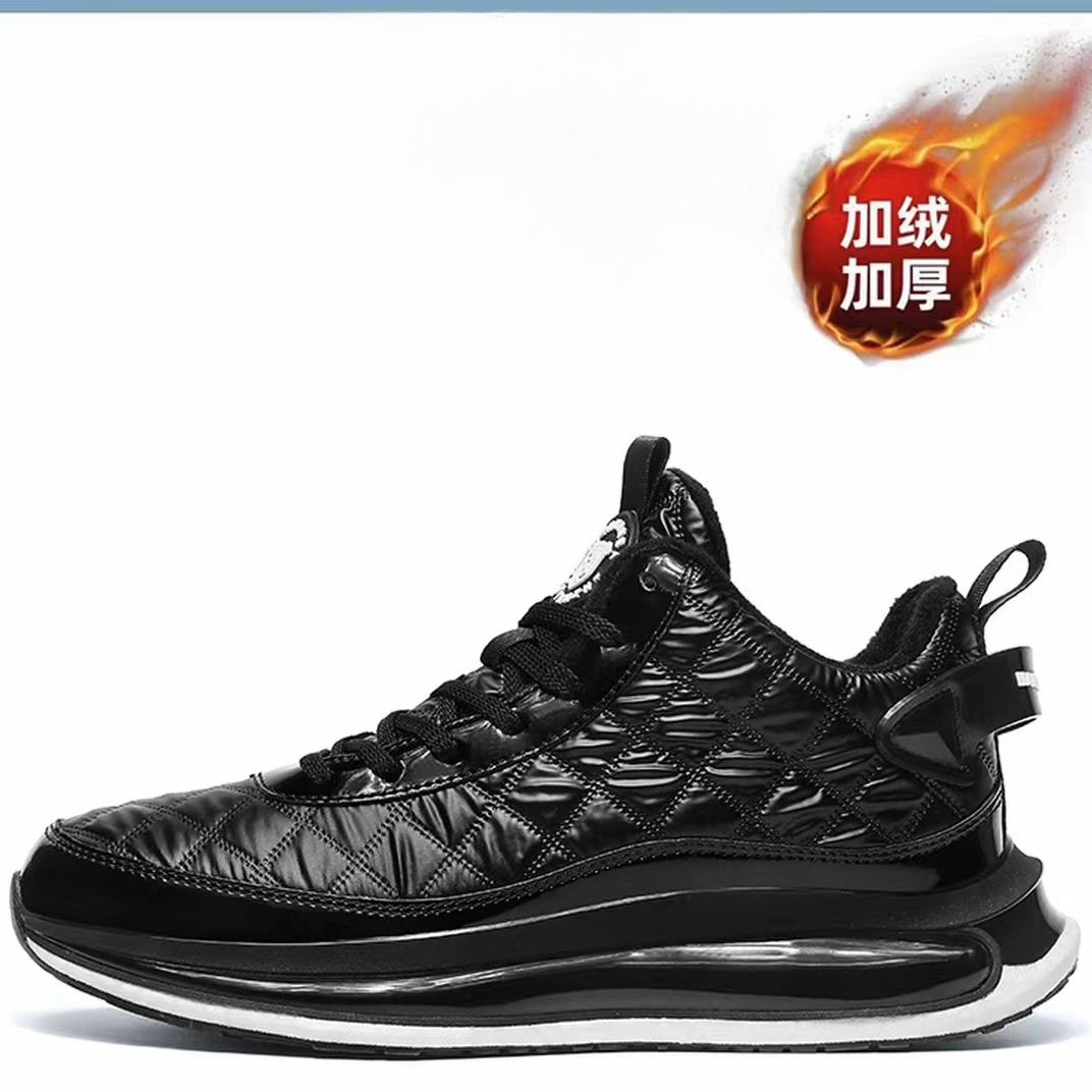 防水冬季加绒休闲运动男女同款鞋1122【小猪1】