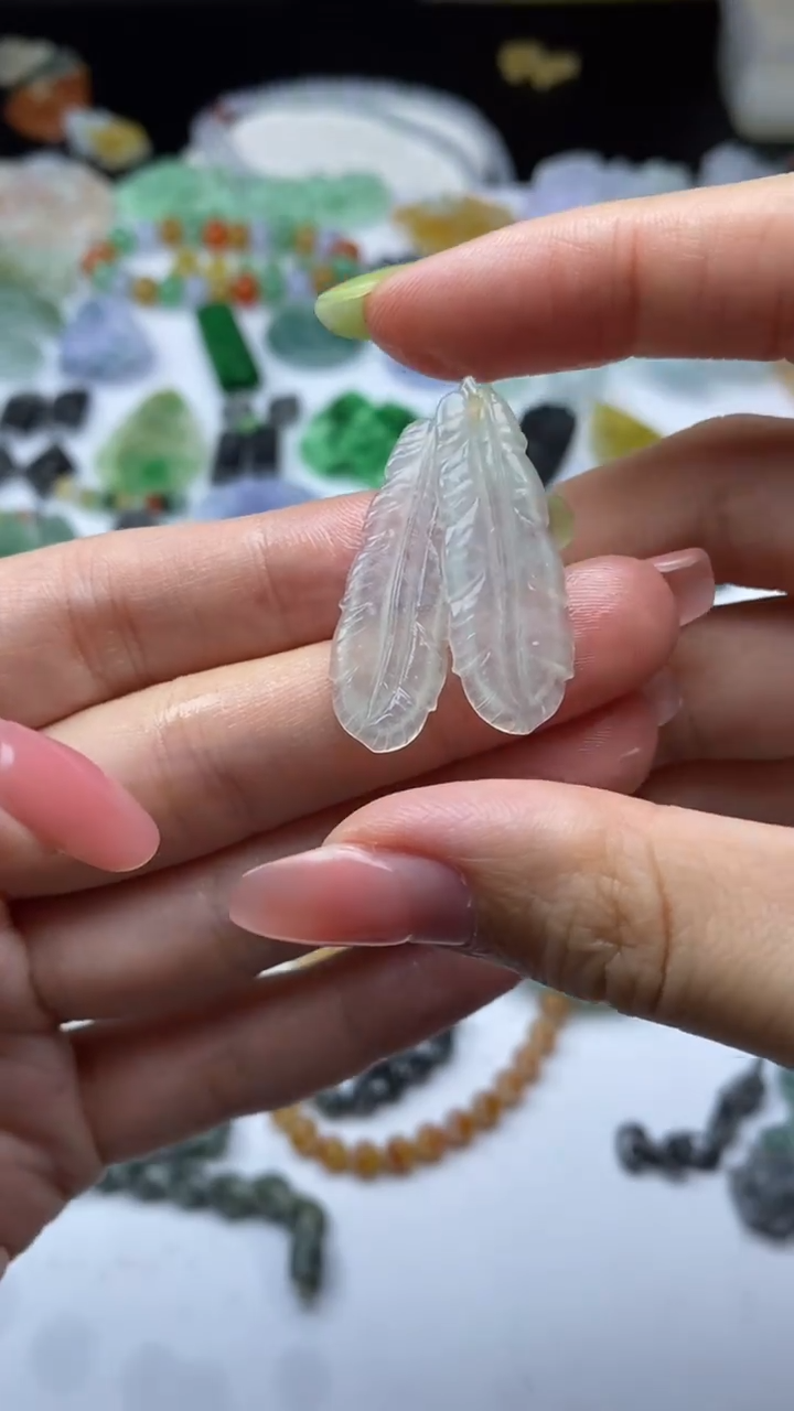 定制翡翠未镶嵌毛货定制不退不换