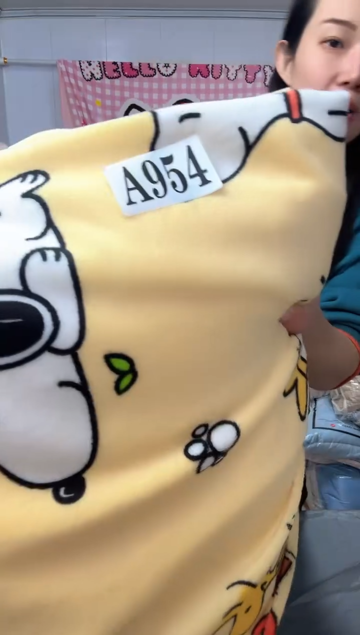 牛奶绒954瑕疵被罩两米