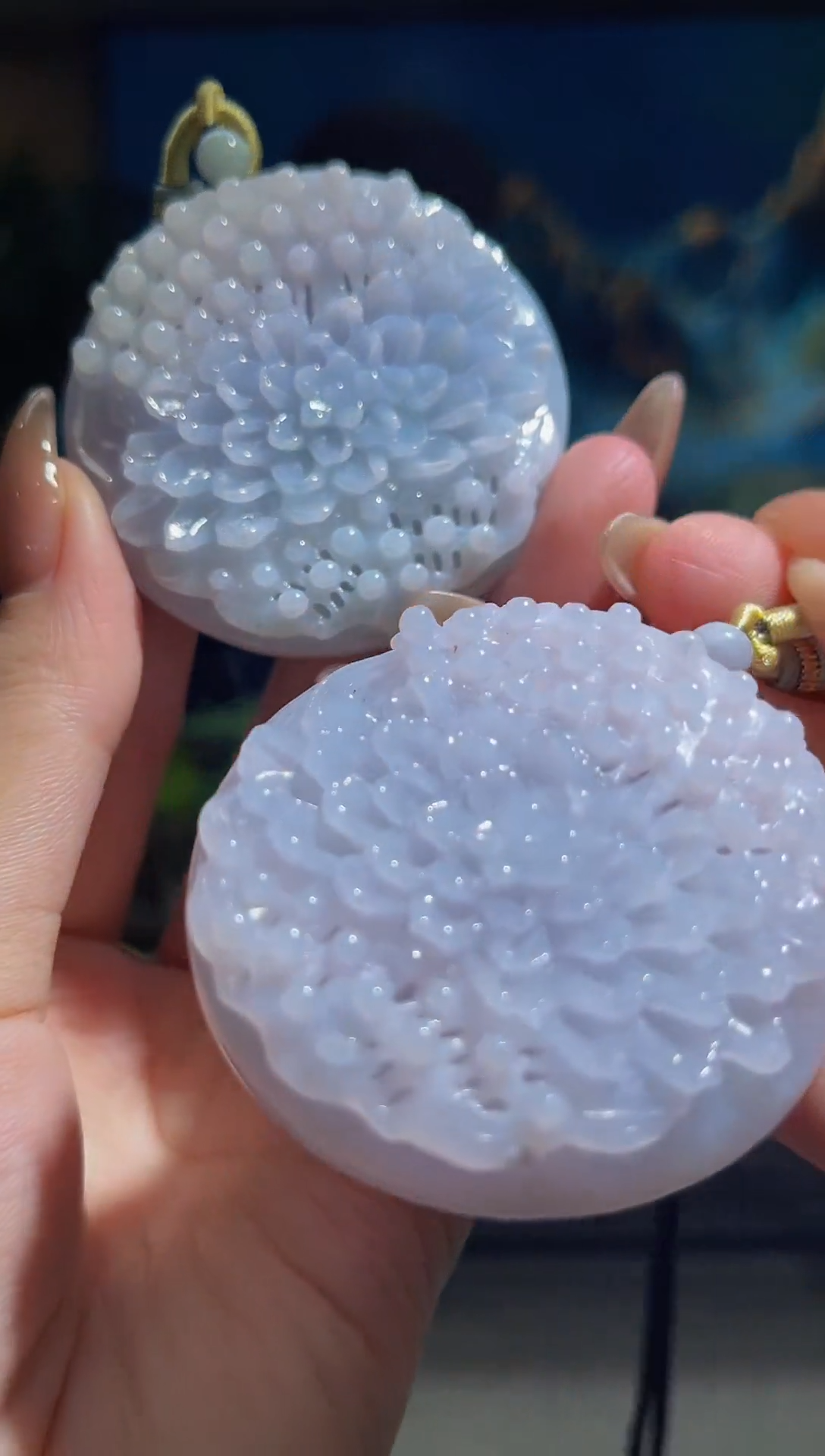 翡翠未镶嵌颈饰MFC061226多样性发其一