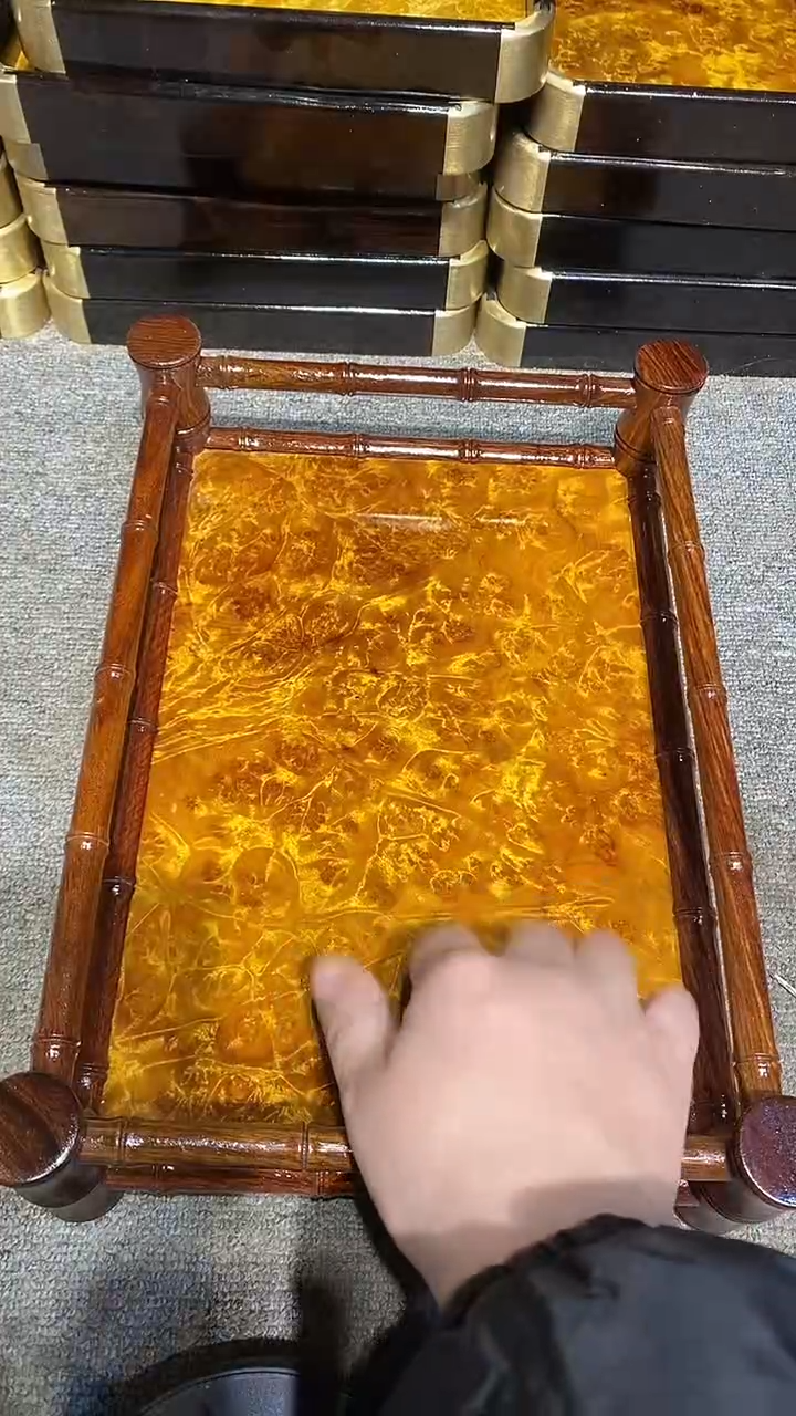 木木雕款用****6大茶盘一个