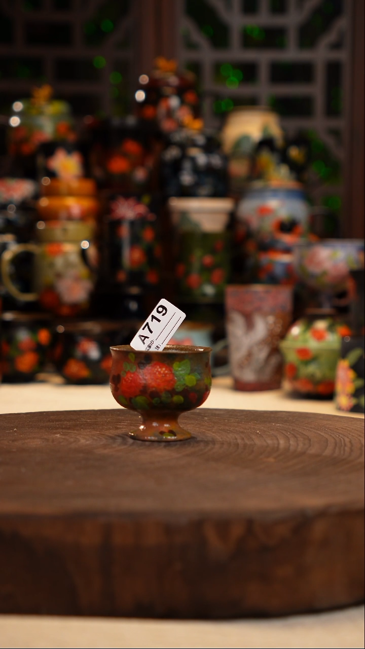 油画  手绘釉下彩719