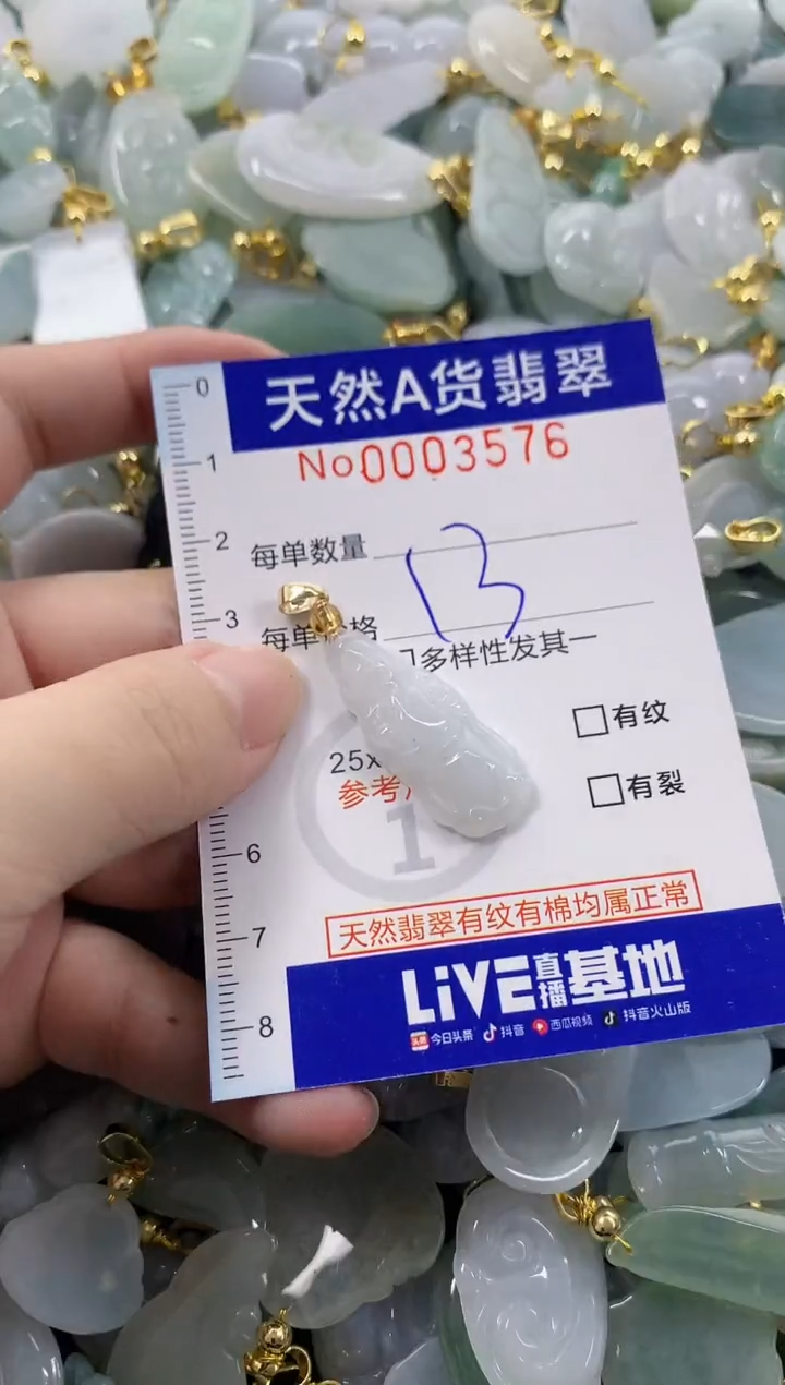颈饰未镶嵌翡翠天然A货翡翠