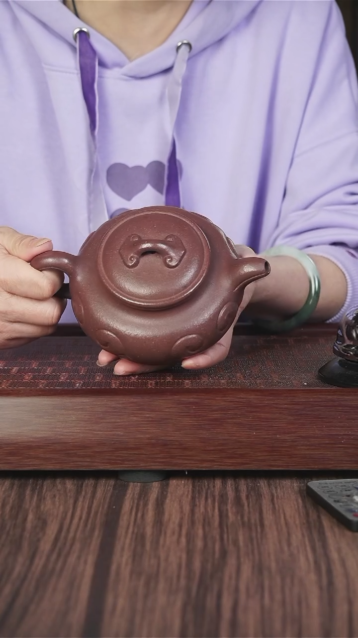 【闪购商品】紫砂茶壶jmt  千禧紫泥 如意仿古