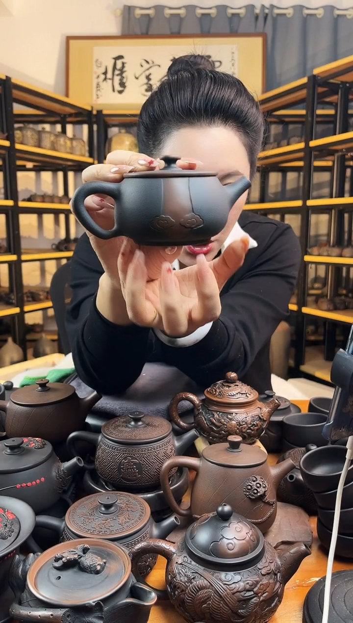 【闪购商品】壶肌理纹 如意 大口汉瓦 