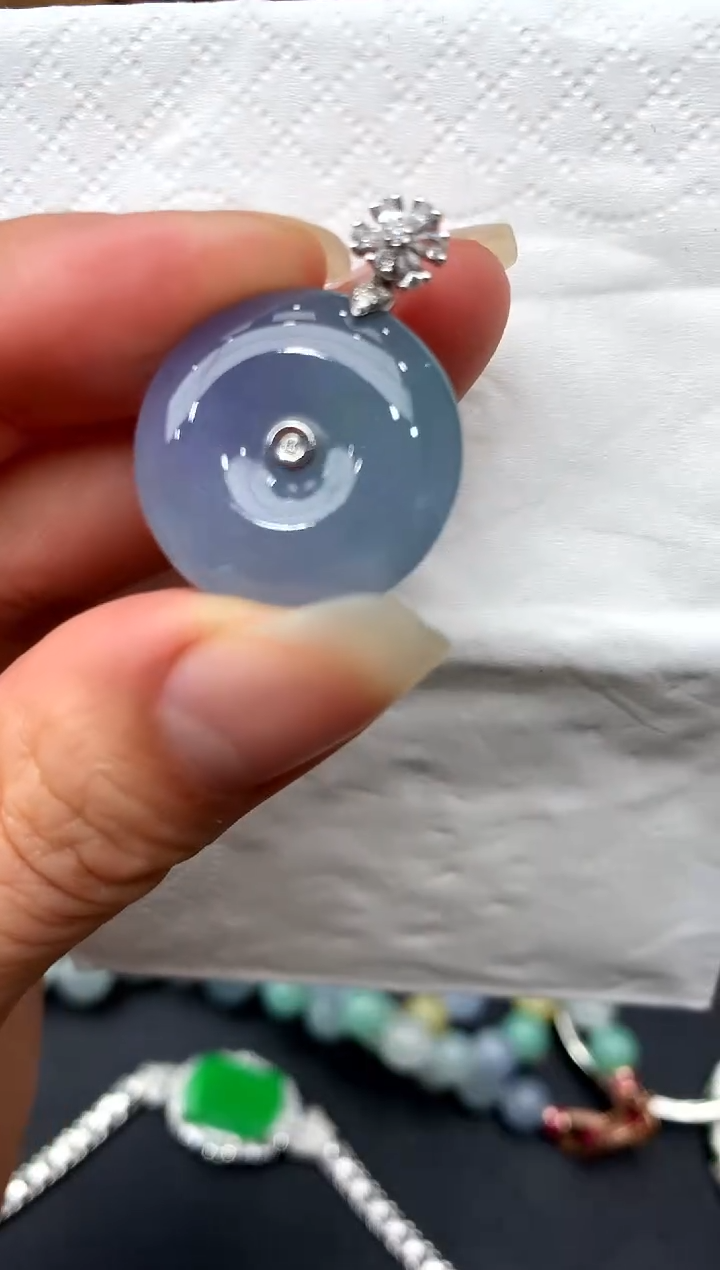 【闪购商品】翡翠颈饰18K金镶嵌260-中国好珍宝