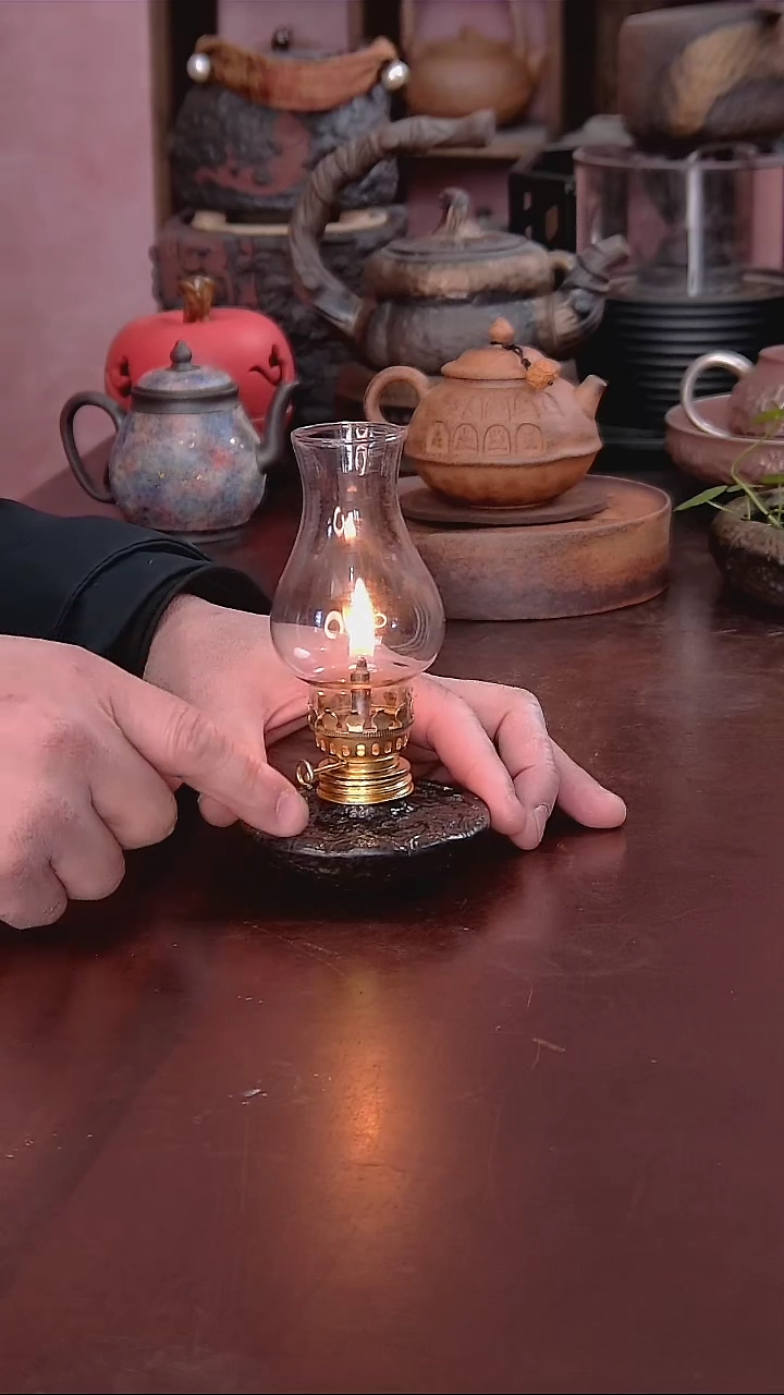 【闪购商品】陶瓷莲花酥油灯马蹄灯