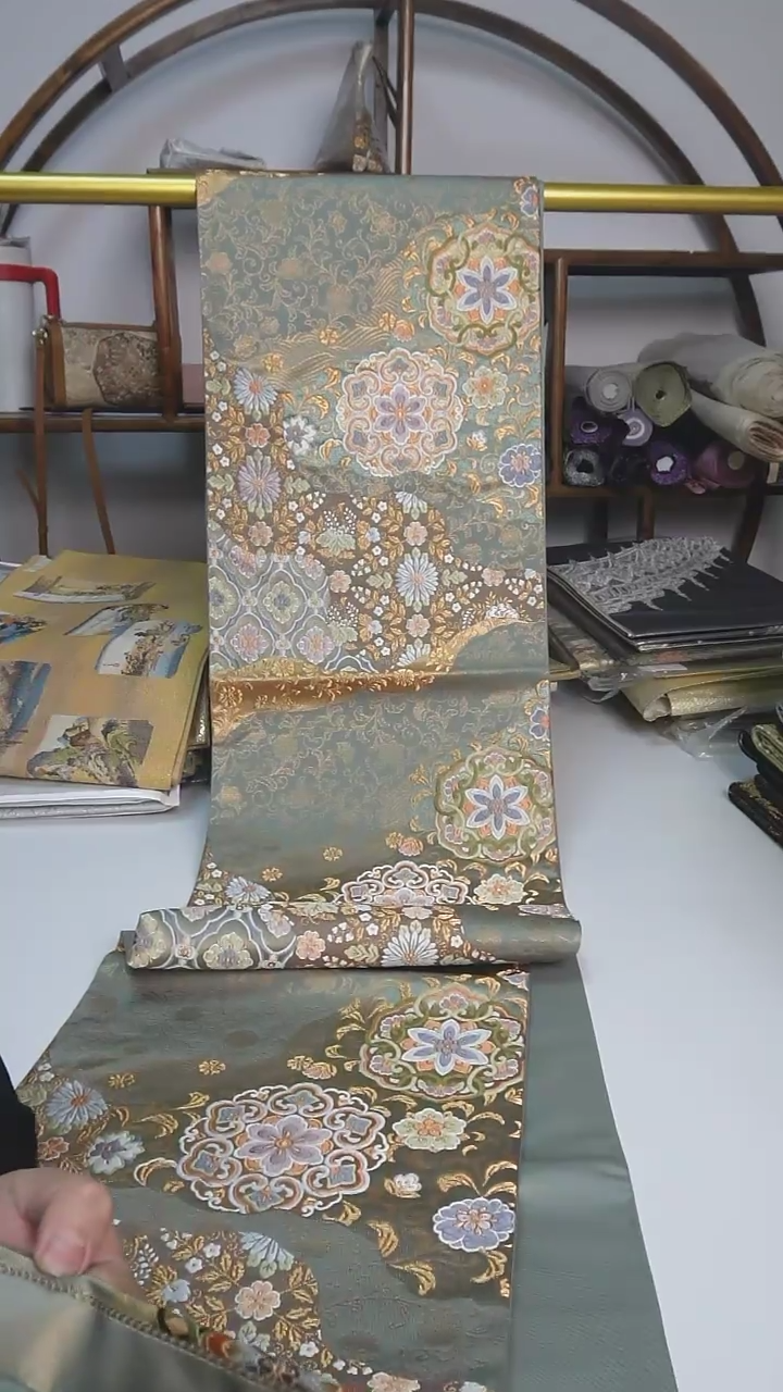 【闪购商品】织绣100西阵织六通宝相花