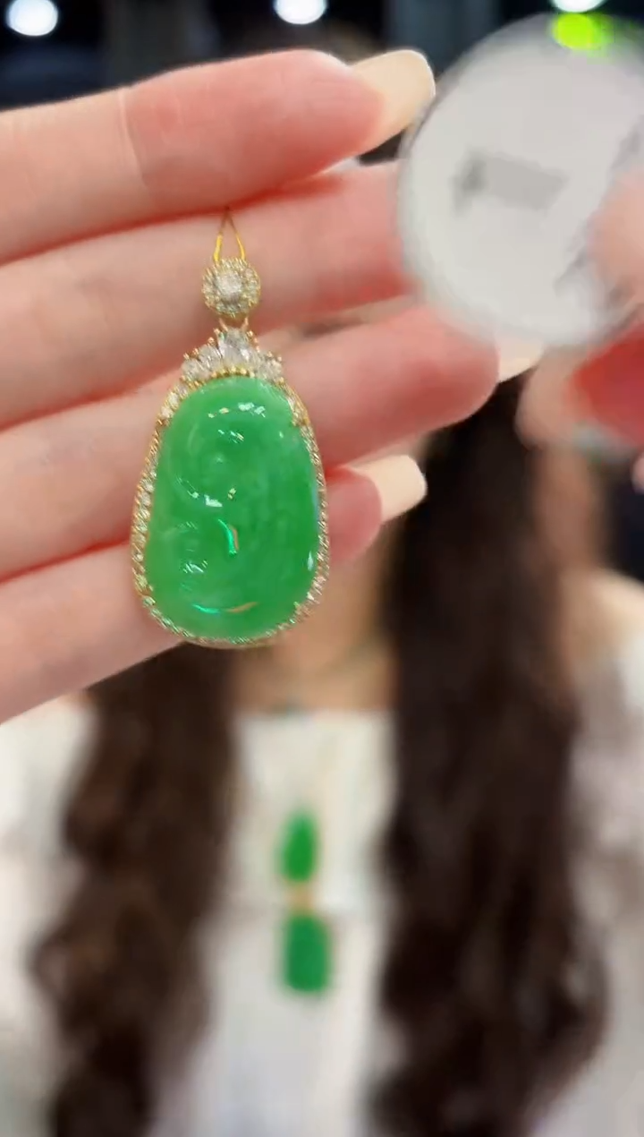 吊坠(不含链)未镶嵌翡翠 缅料A货/支持复检/一件