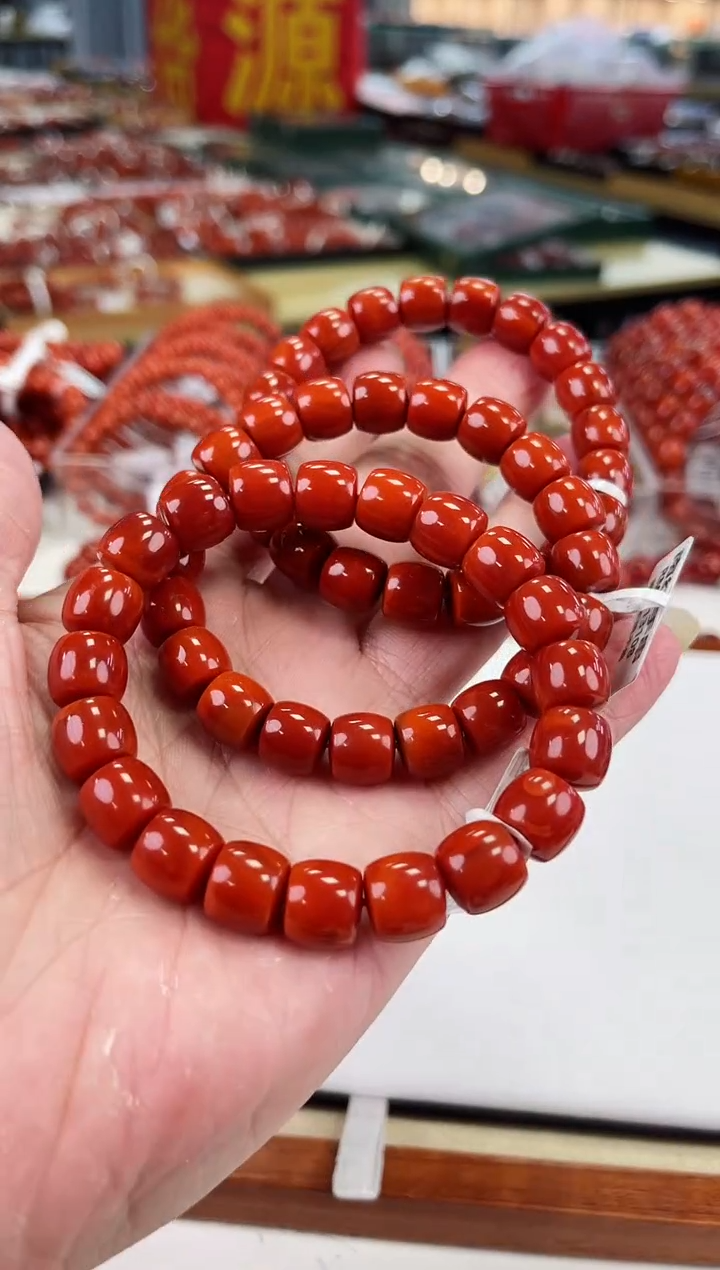 【闪购商品】南红玛瑙瓦西直切手串10+未镶嵌（多样式发其一）