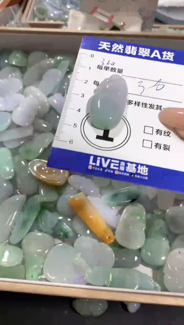 颈饰未镶嵌翡翠天然翡翠A货批量多样性发一件