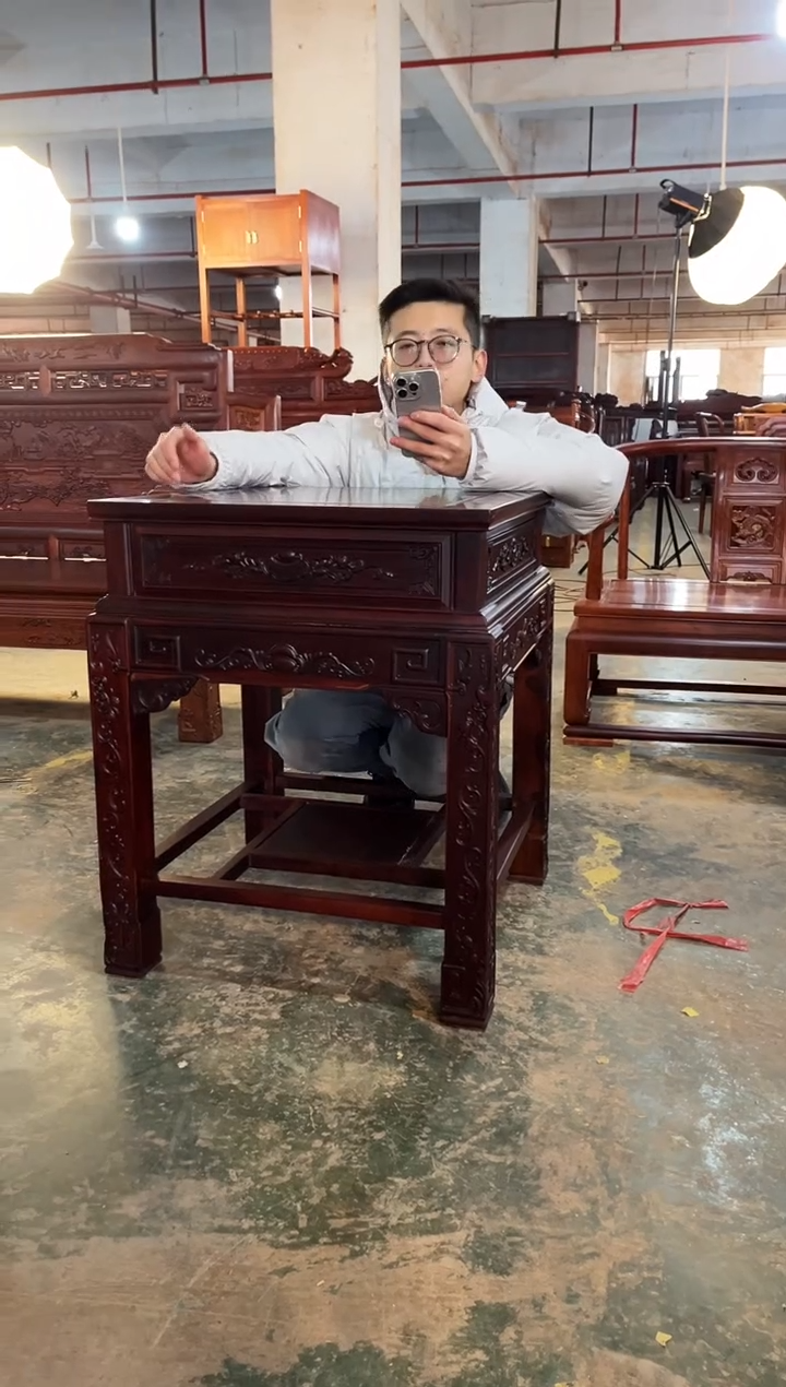 【闪购商品】黑酸枝木类成套家具J06