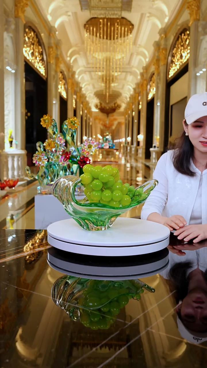 琉璃AJ1011195枫叶果盘