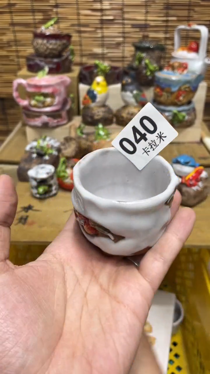 悦*?040精美粗陶手工柴烧