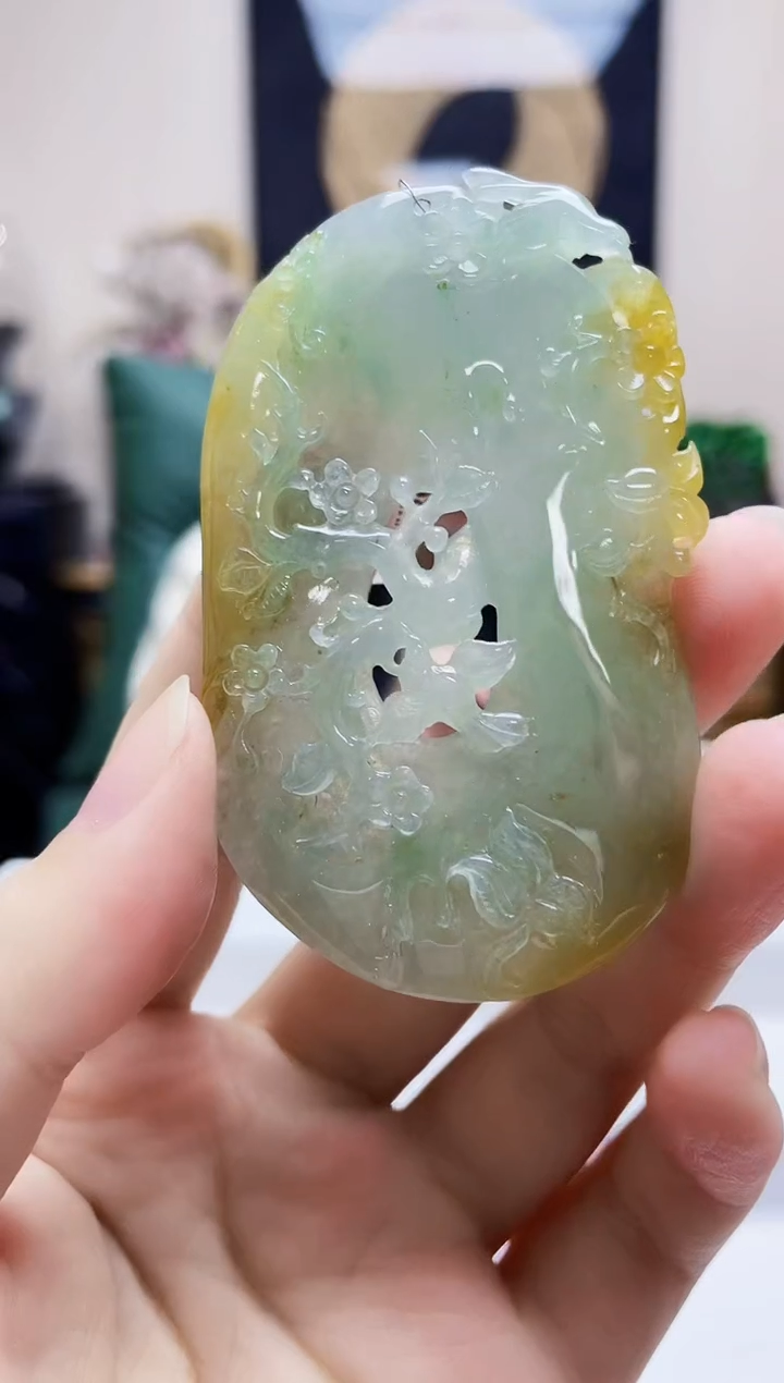 未镶嵌定制翡翠吊坠264