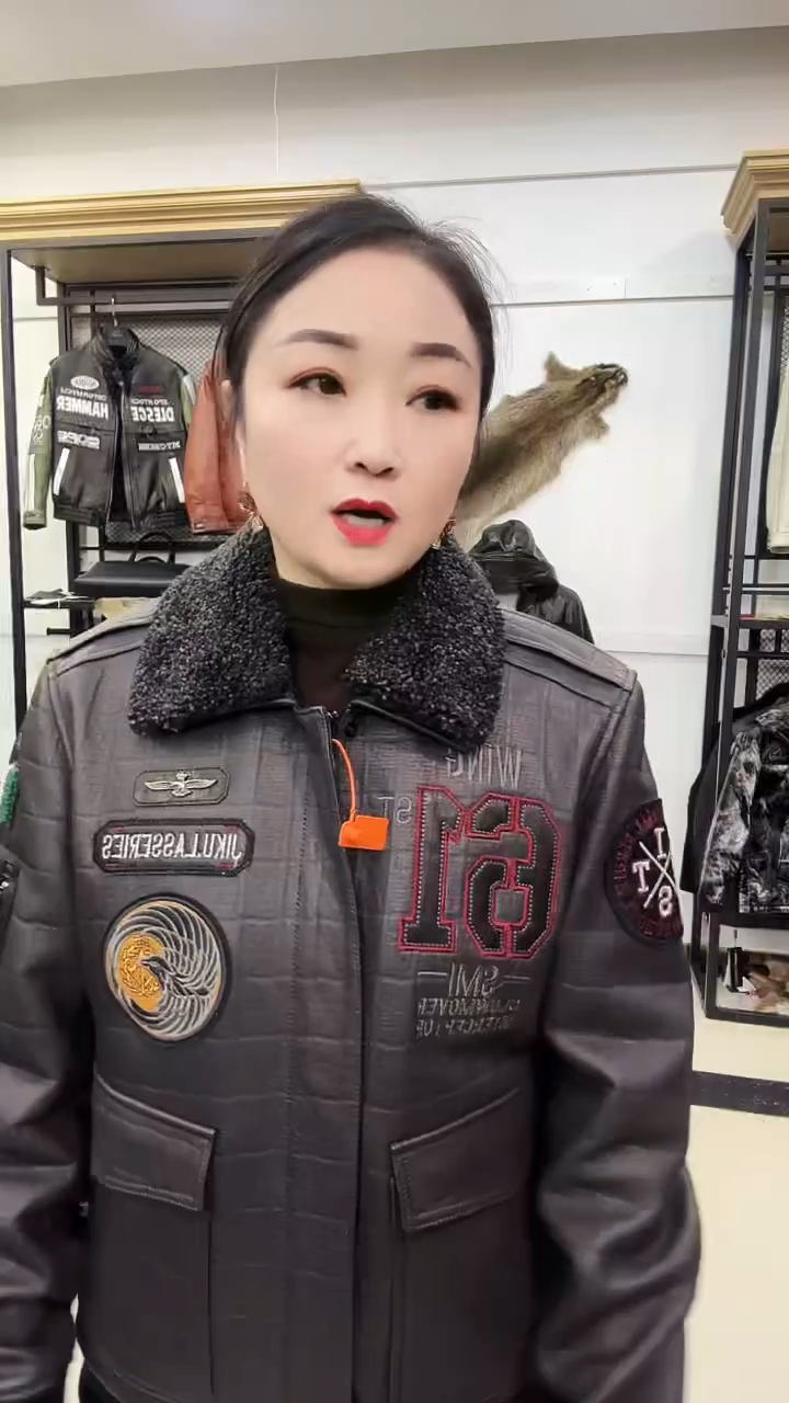 羊皮棉真皮皮衣100-125斤