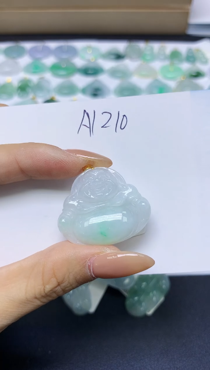 颈饰未镶嵌翡翠天然缅甸A货翡翠百元以上9元证书费自理