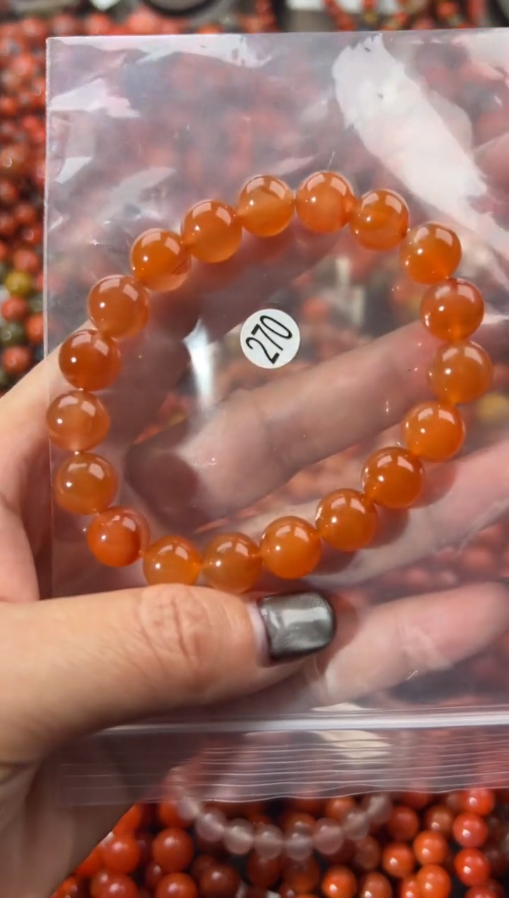 未镶嵌手串南红玛瑙9+