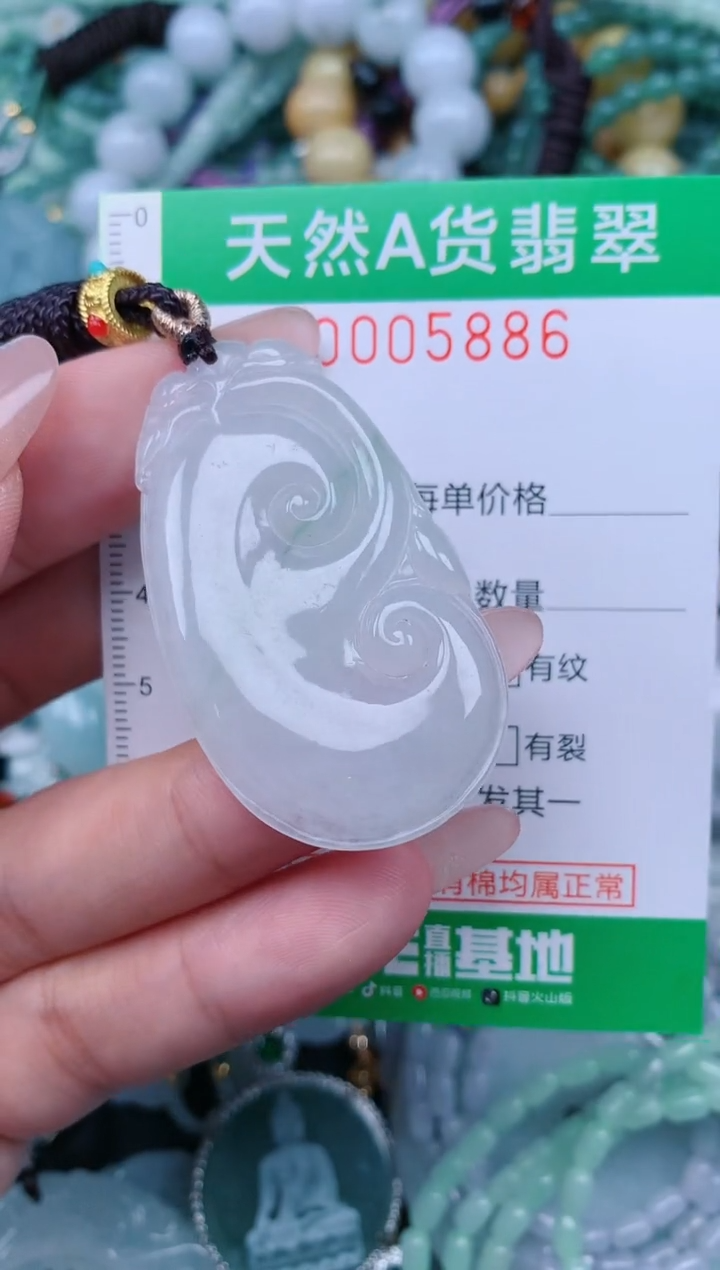 翡翠未镶嵌颈饰.0005886