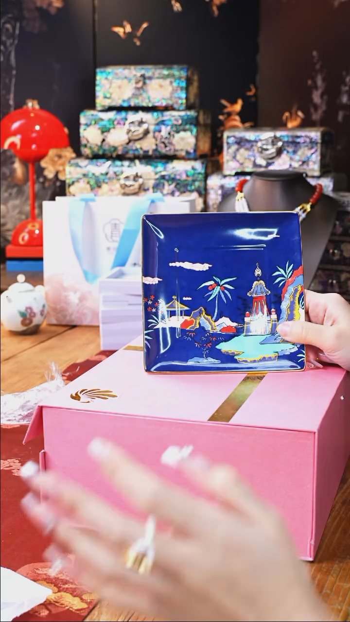 【闪购商品】瓷片豆包儿推荐饰品摆件