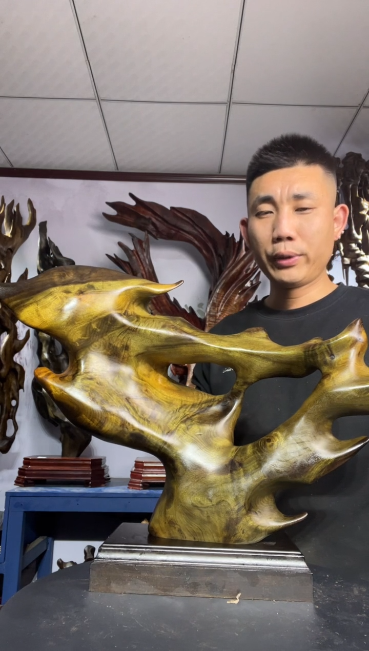 金丝楠木雕款锦*℡金丝楠木工艺品摆件