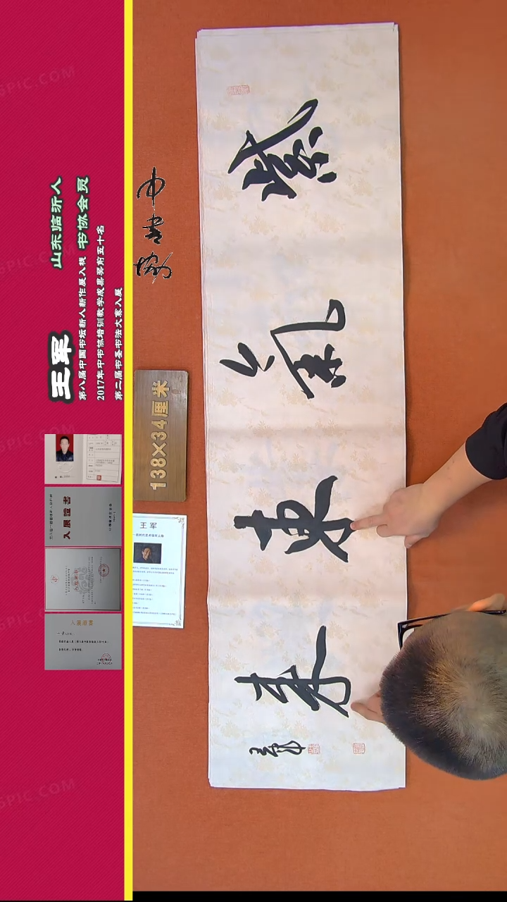 【闪购商品】书法405王军书法作品