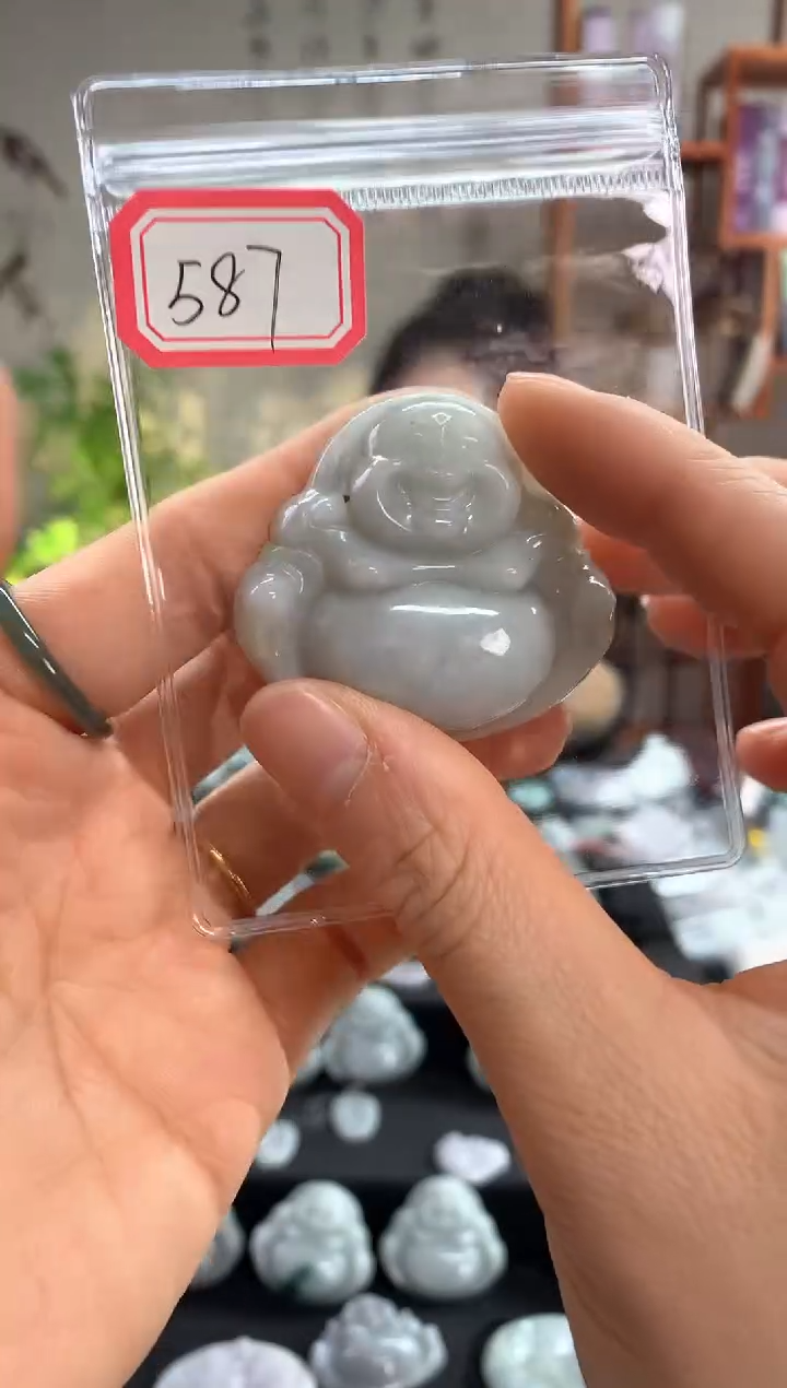 【闪购商品】翡翠颈饰未镶嵌佛公587