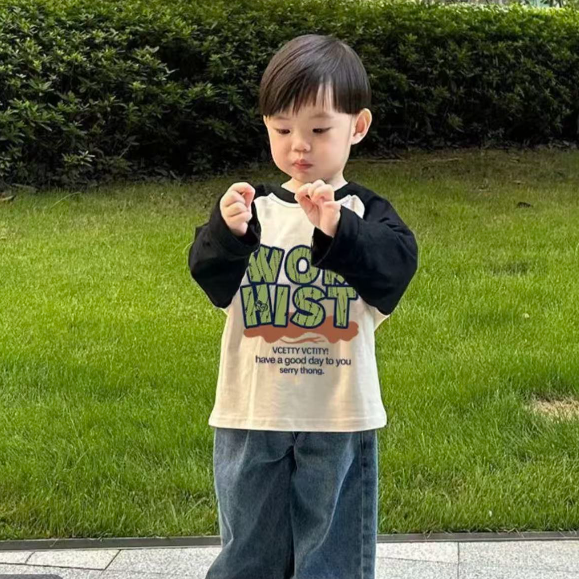 【拍下备注主播给的编码】秋冬长袖童装0-12岁